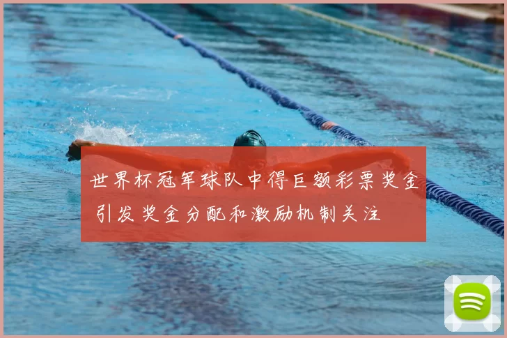 世界杯冠军球队中得巨额彩票奖金 引发奖金分配和激励机制关注